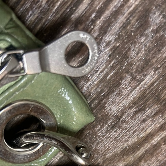 Christopher Kon NWOT Sleek Green Shoulder Bag with Glossy Finish - Picture 13 of 13